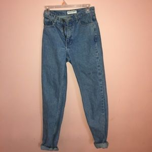 American apparel high waisted jeans